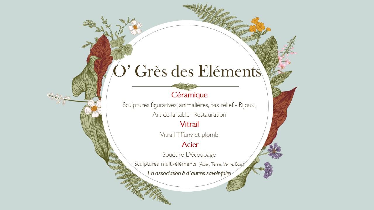 Affiche o gres des elements a4